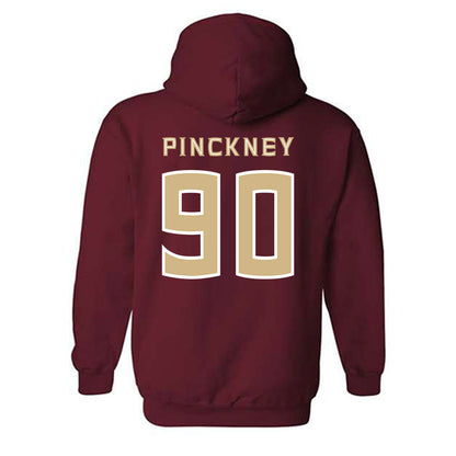 FSU - NCAA Football : Jaemin Pinckney - Replica Shersey Hooded Sweatshirt-1
