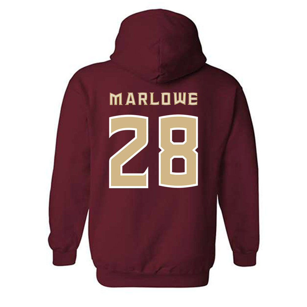 FSU - NCAA Baseball : Jacob Marlowe - Replica Shersey Hooded Sweatshirt
