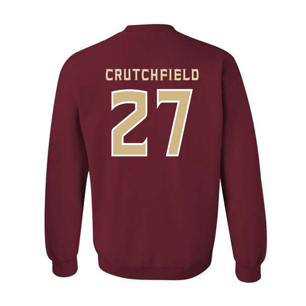 FSU - NCAA Football : Jordan Crutchfield - Replica Shersey Crewneck Sweatshirt-1