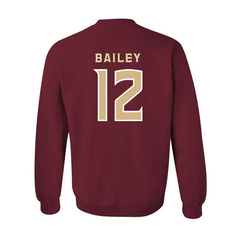 FSU - NCAA Baseball : Myles Bailey - Replica Shersey Crewneck Sweatshirt-1