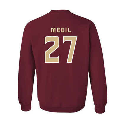 FSU - NCAA Baseball : Kevin Mebil - Replica Shersey Crewneck Sweatshirt-1