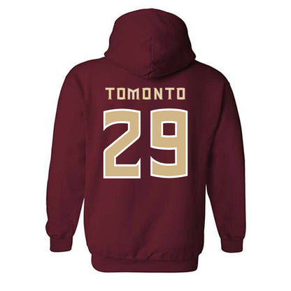 FSU - NCAA Women's Lacrosse : Victoria Tomonto - Replica Shersey Hooded Sweatshirt-1