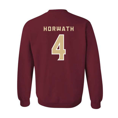 FSU - NCAA Beach Volleyball : Jess Horwath - Replica Shersey Crewneck Sweatshirt-1