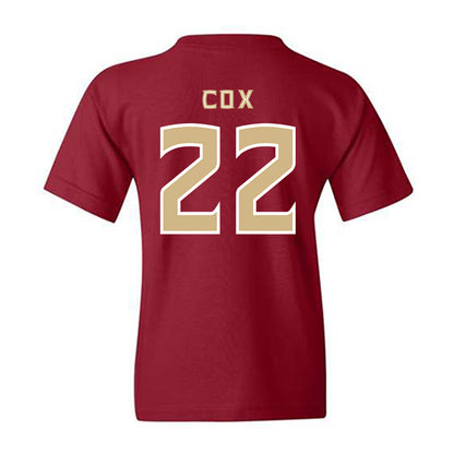 FSU - NCAA Women's Lacrosse : Charlise Cox - Replica Shersey Youth T-Shirt-1