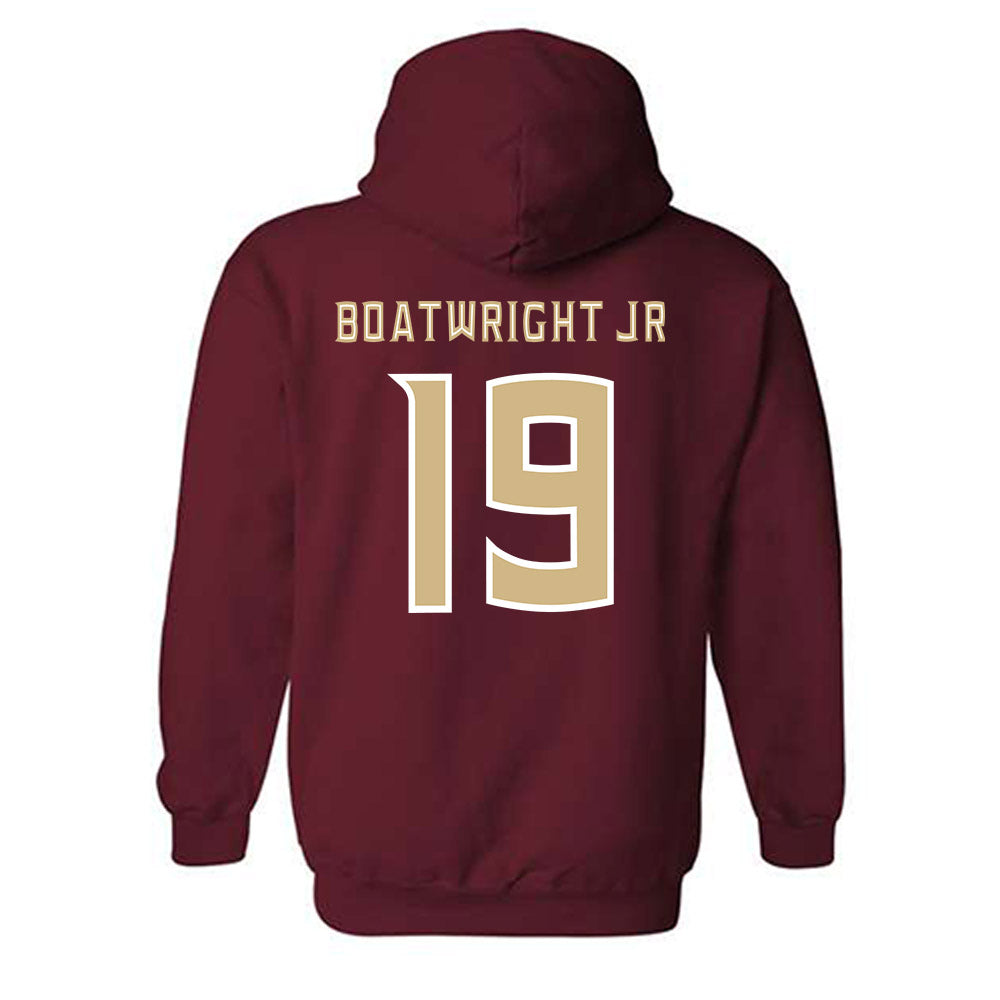 FSU - NCAA Football : Jarvis Boatwright Jr - Replica Shersey Hooded Sweatshirt-1