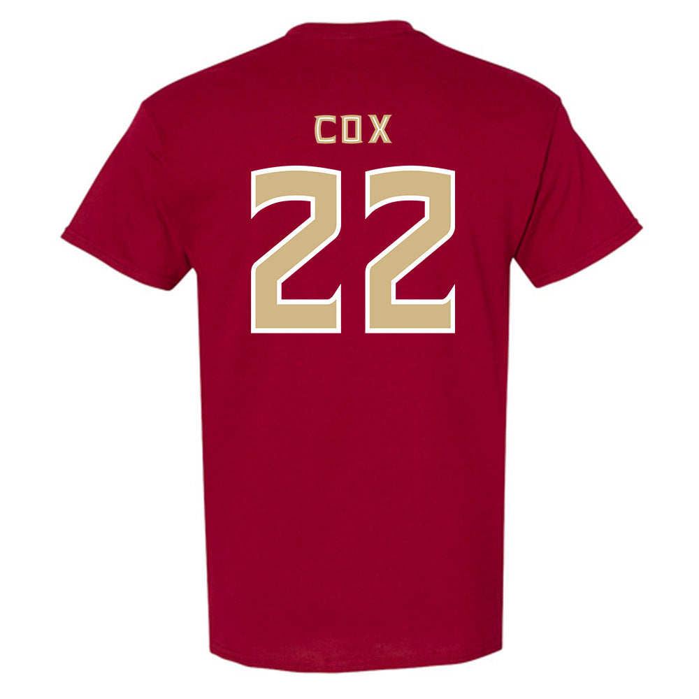 FSU - NCAA Women's Lacrosse : Charlise Cox - Replica Shersey T-Shirt-1