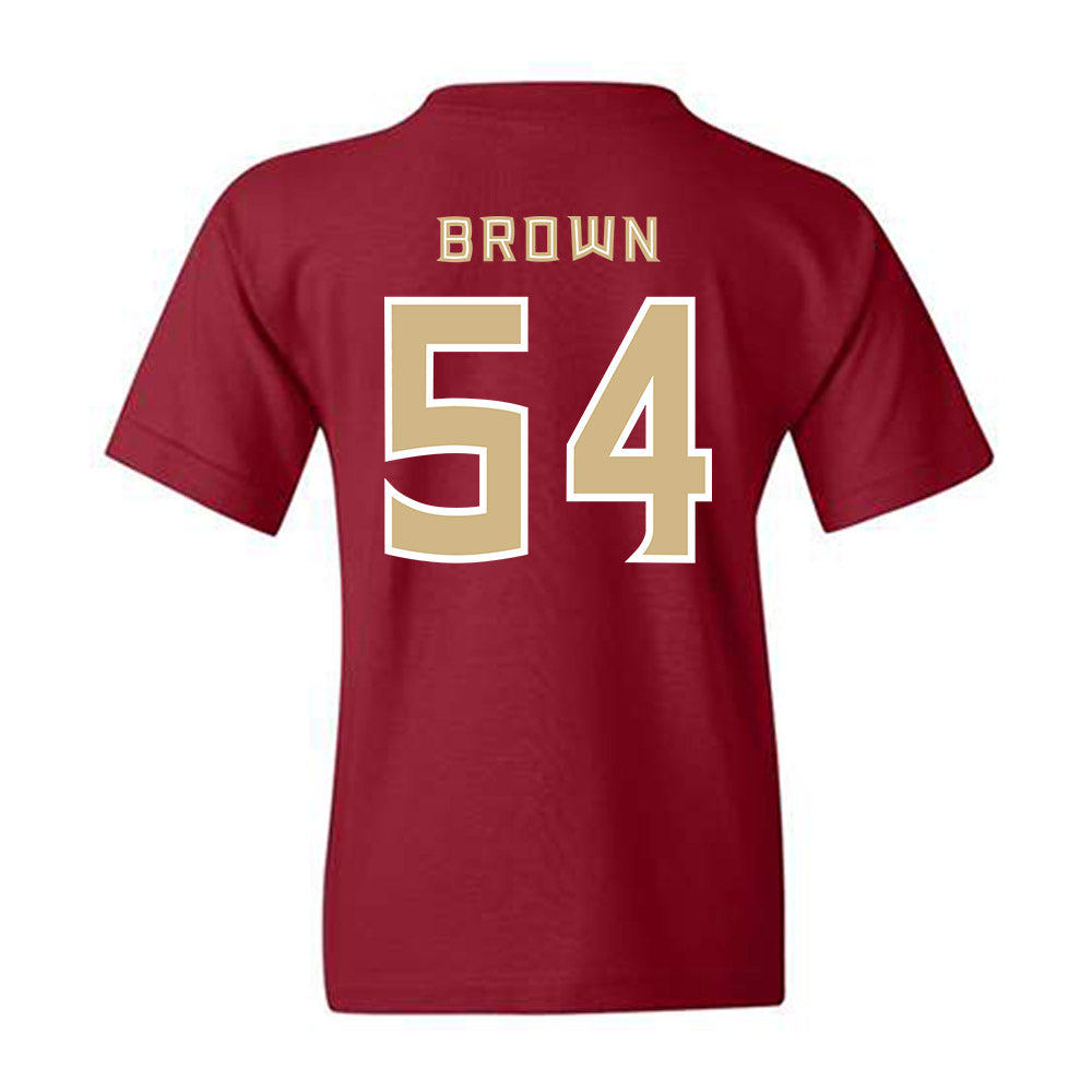FSU - NCAA Football : Chastan Brown - Replica Shersey Youth T-Shirt-1