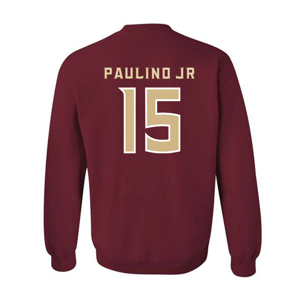 FSU - NCAA Baseball : Kelvyn Paulino Jr - Replica Shersey Crewneck Sweatshirt-1
