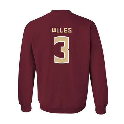 FSU - NCAA Women's Lacrosse : Brogan Wiles - Replica Shersey Crewneck Sweatshirt-1