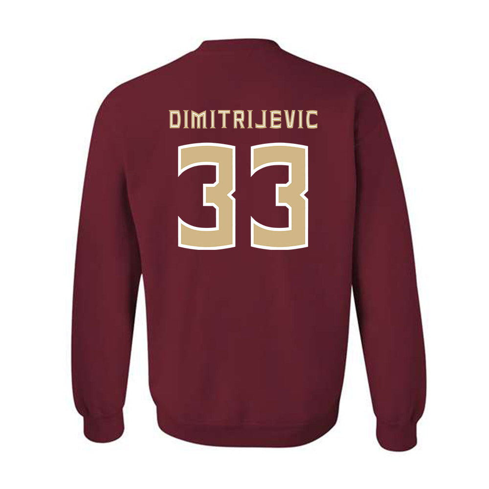 FSU - NCAA Softball : Bella Dimitrijevic - Replica Shersey Crewneck Sweatshirt-1