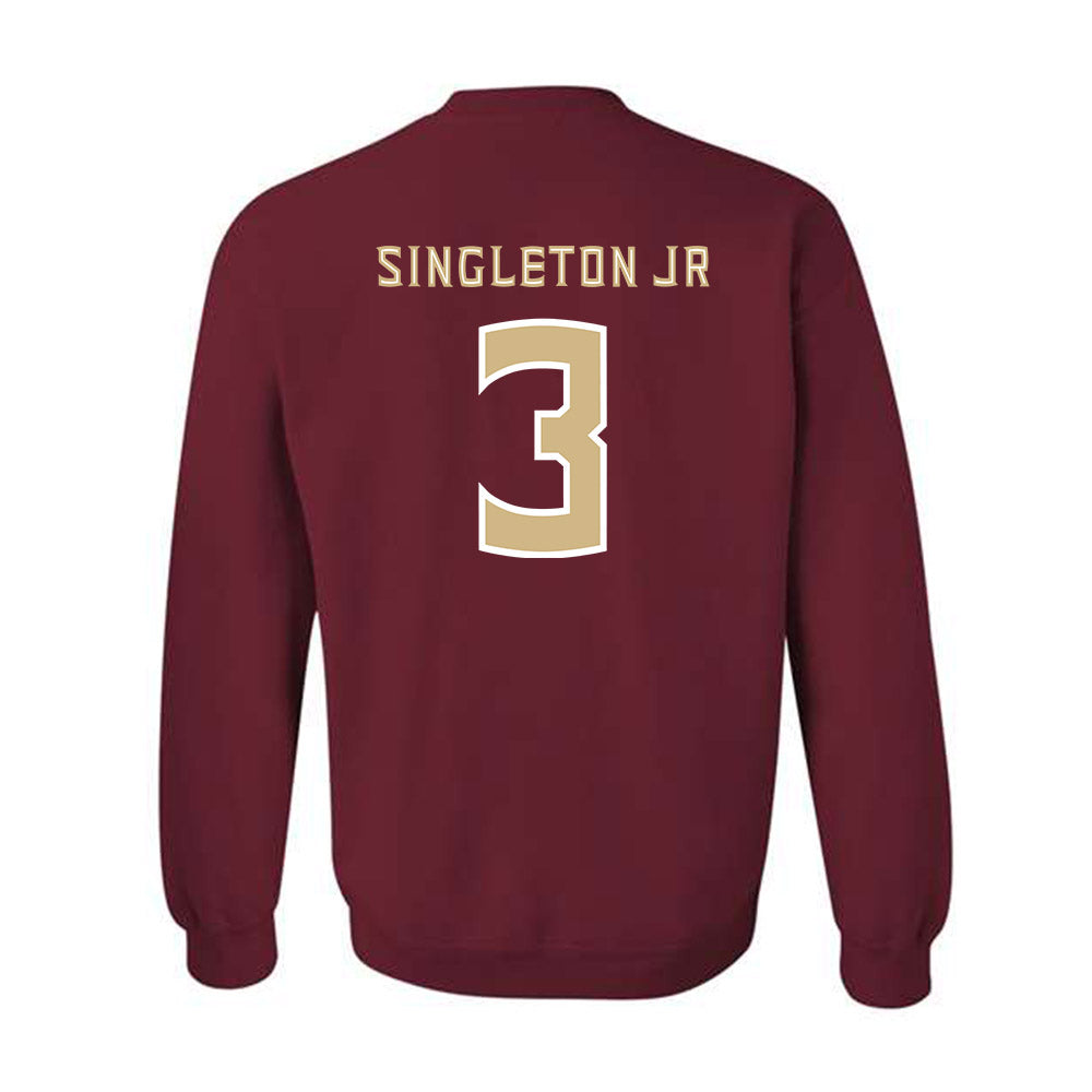 FSU - NCAA Football : Samuel Singleton Jr - Replica Shersey Crewneck Sweatshirt-1