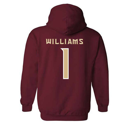 FSU - NCAA Baseball : Chase Williams - Replica Shersey Hooded Sweatshirt-1