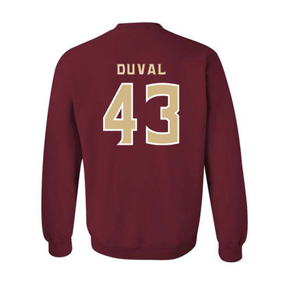 FSU - NCAA Beach Volleyball : Saofe Duval - Replica Shersey Crewneck Sweatshirt-1