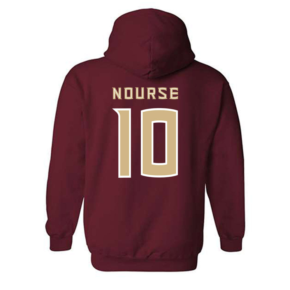 FSU - NCAA Women's Soccer : Peyton Nourse - Replica Shersey Hooded Sweatshirt
