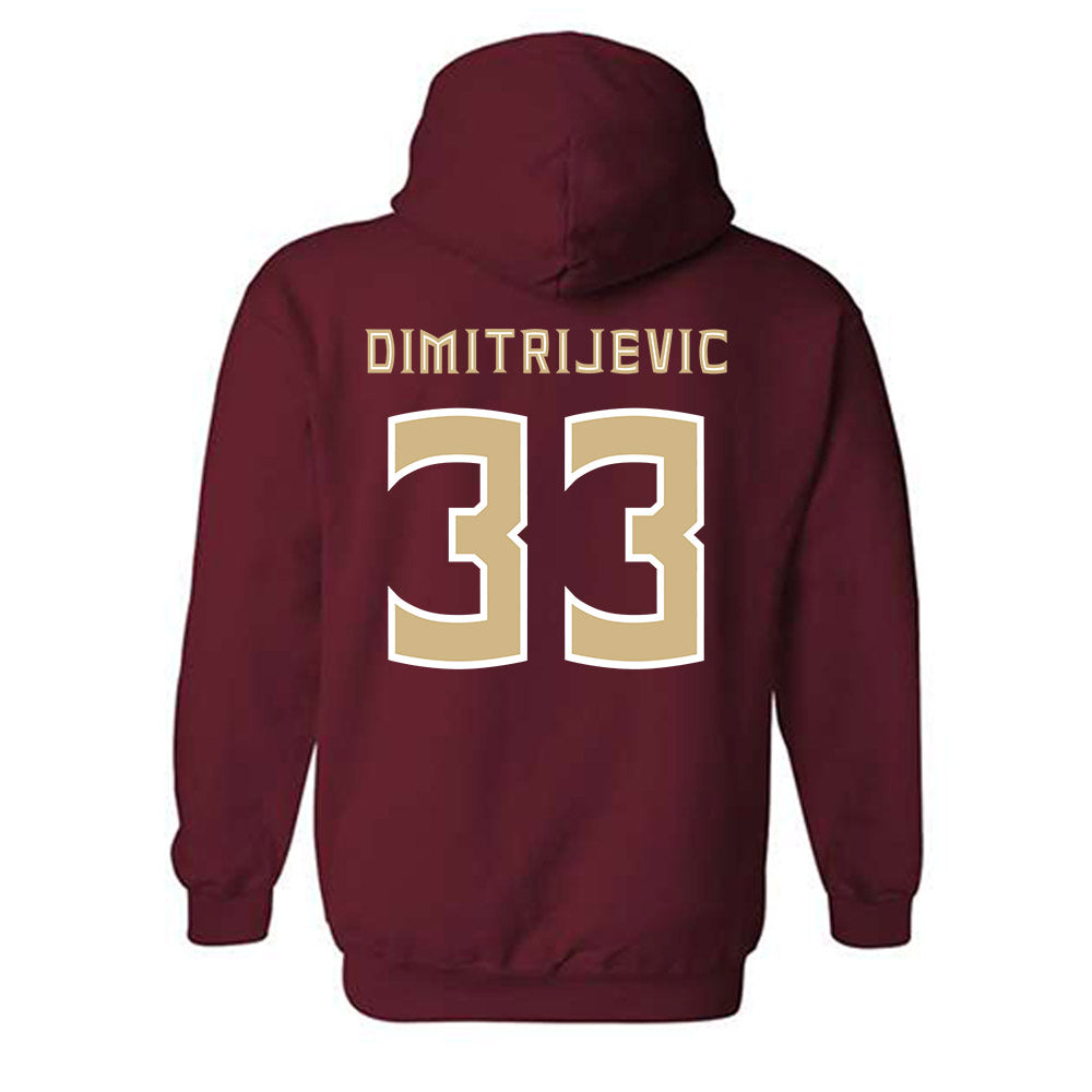 FSU - NCAA Softball : Lisabella Dimitrijevic - Replica Shersey Hooded Sweatshirt-1