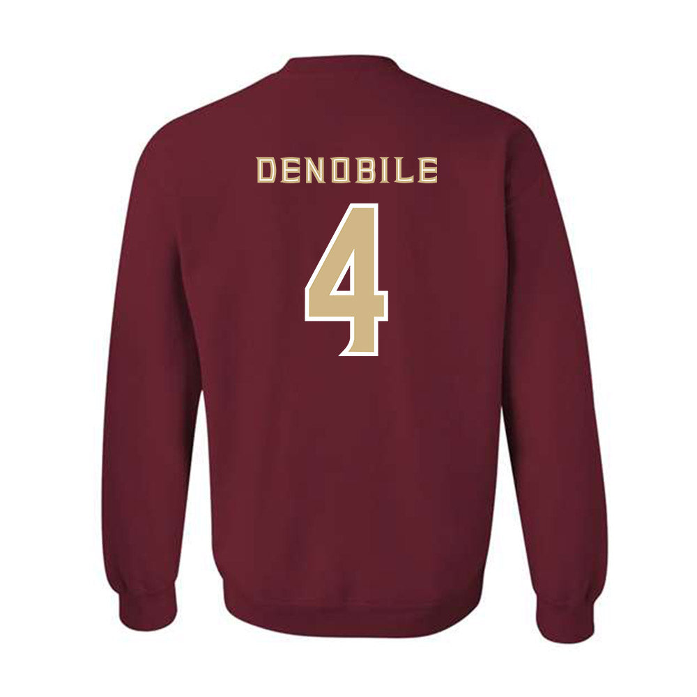FSU - NCAA Football : Dean DeNobile - Replica Shersey Crewneck Sweatshirt-1