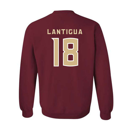 FSU - NCAA Baseball : Emmanuel Lantigua - Replica Shersey Crewneck Sweatshirt-1