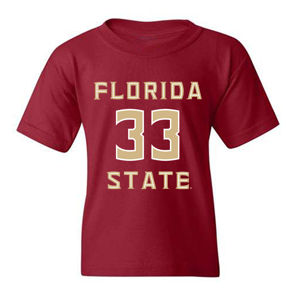 FSU - NCAA Softball : Lisabella Dimitrijevic - Replica Shersey Youth T-Shirt-0
