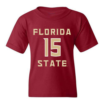 FSU - NCAA Baseball : Kelvyn Paulino Jr - Replica Shersey Youth T-Shirt-0