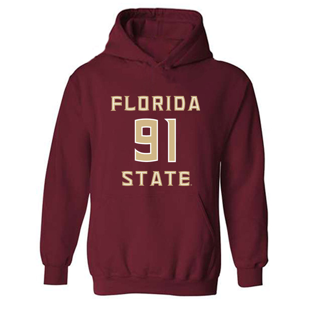 FSU - NCAA Football : Cam Brooks - Replica Shersey Hooded Sweatshirt-0