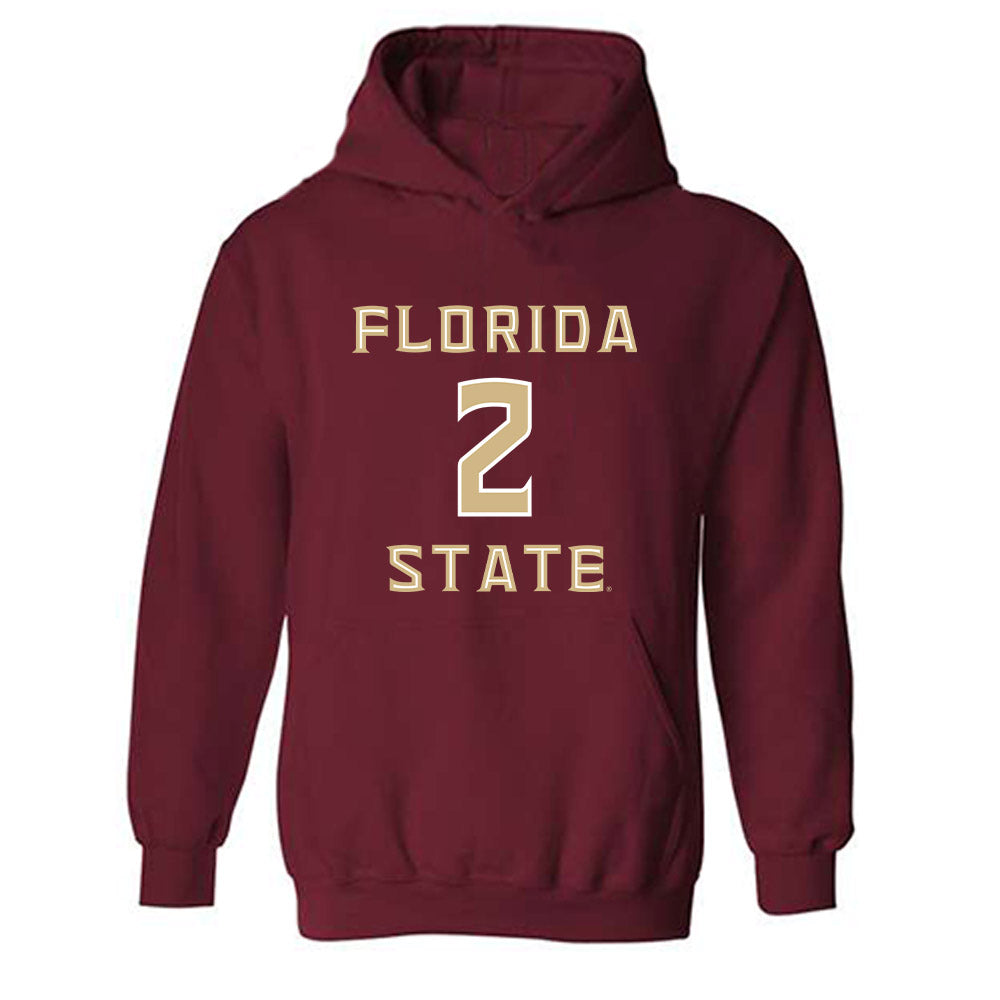 FSU - NCAA Softball : Addie DeLong - Replica Shersey Hooded Sweatshirt