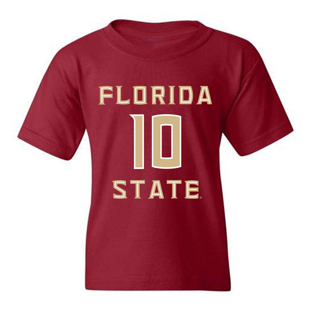 FSU - NCAA Women's Soccer : Peyton Nourse - Replica Shersey Youth T-Shirt