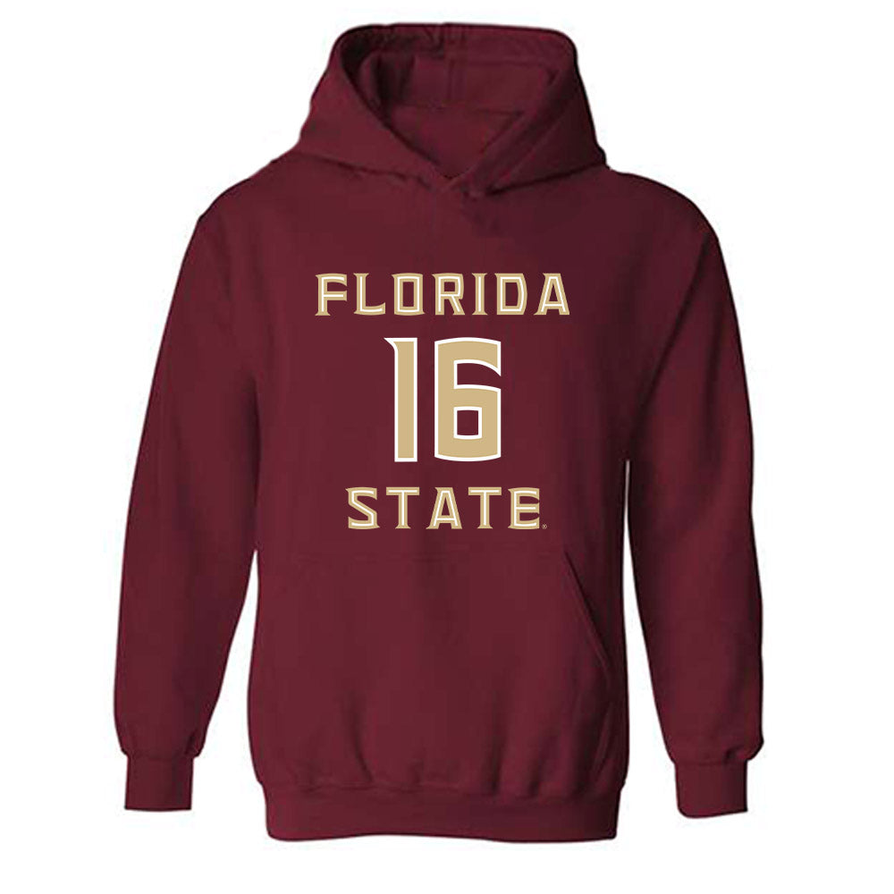 FSU - NCAA Women's Volleyball : Nenu Kpea - Replica Shersey Hooded Sweatshirt-0