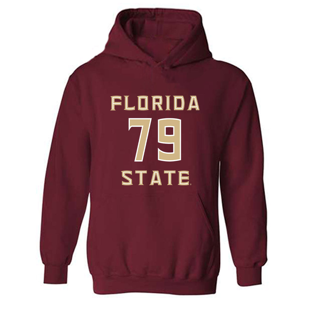 FSU - NCAA Football : Chimdia Nwaiwu - Replica Shersey Hooded Sweatshirt-0