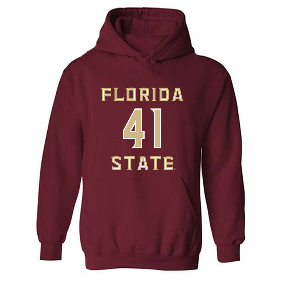 FSU - NCAA Beach Volleyball : Audrey Rothman - Replica Shersey Hooded Sweatshirt-0