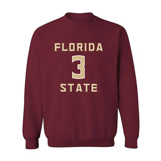 FSU - NCAA Women's Soccer : Jaida McGrew - Replica Shersey Crewneck Sweatshirt-0