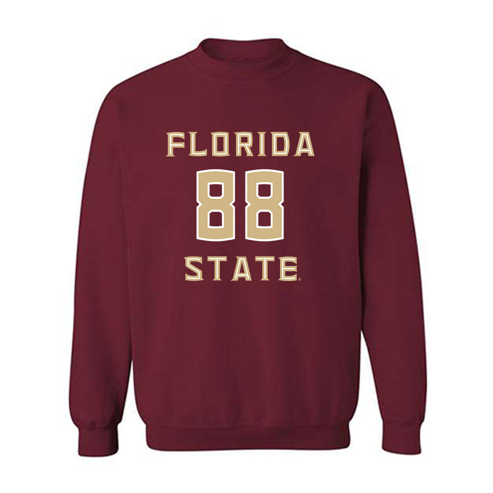 FSU - NCAA Football : Jordan Sanders - Replica Shersey Crewneck Sweatshirt-0
