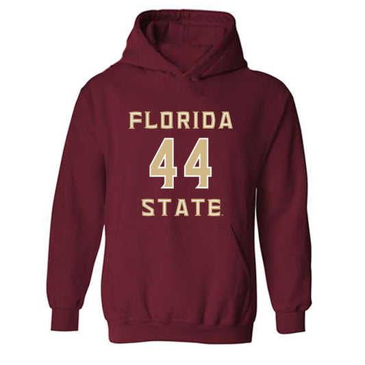 FSU - NCAA Softball : Bella Ruggiero - Replica Shersey Hooded Sweatshirt-0