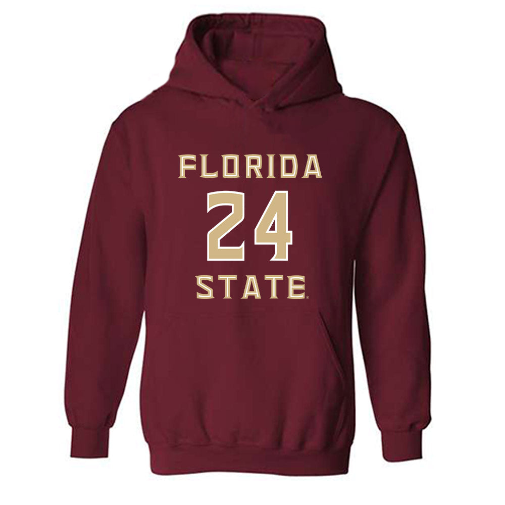 FSU - NCAA Women's Soccer : Anaiyah Robinson - Replica Shersey Hooded Sweatshirt-0