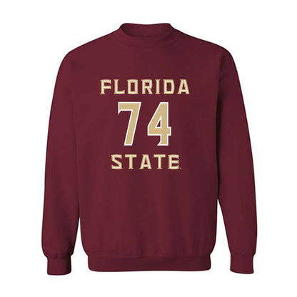 FSU - NCAA Football : Jonathan Daniels - Replica Shersey Crewneck Sweatshirt-0