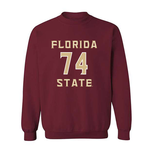 FSU - NCAA Football : Jonathan Daniels - Replica Shersey Crewneck Sweatshirt-0