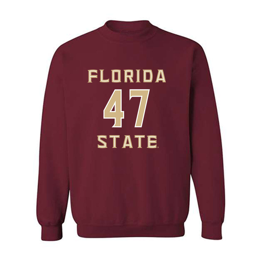 FSU - NCAA Football : Donny Hiebert - Replica Shersey Crewneck Sweatshirt-0
