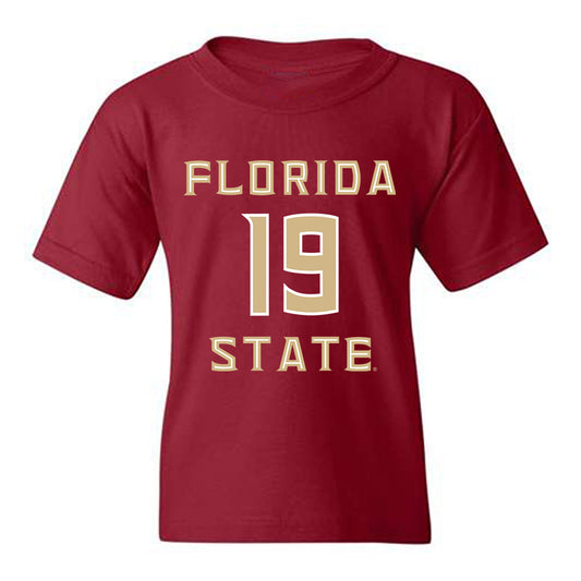 FSU - NCAA Men's Basketball : AJ Swinton - Replica Shersey Youth T-Shirt-0