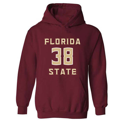 FSU - NCAA Football : Ethan Post - Replica Shersey Hooded Sweatshirt-0
