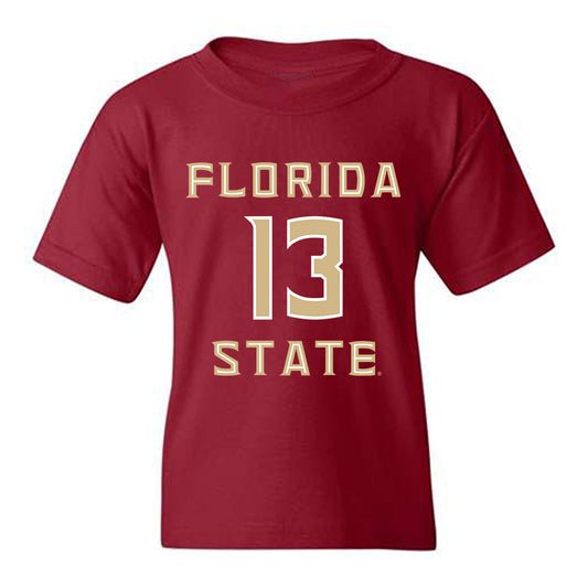 FSU - NCAA Women's Soccer : Mya Brandon - Replica Shersey Youth T-Shirt-0