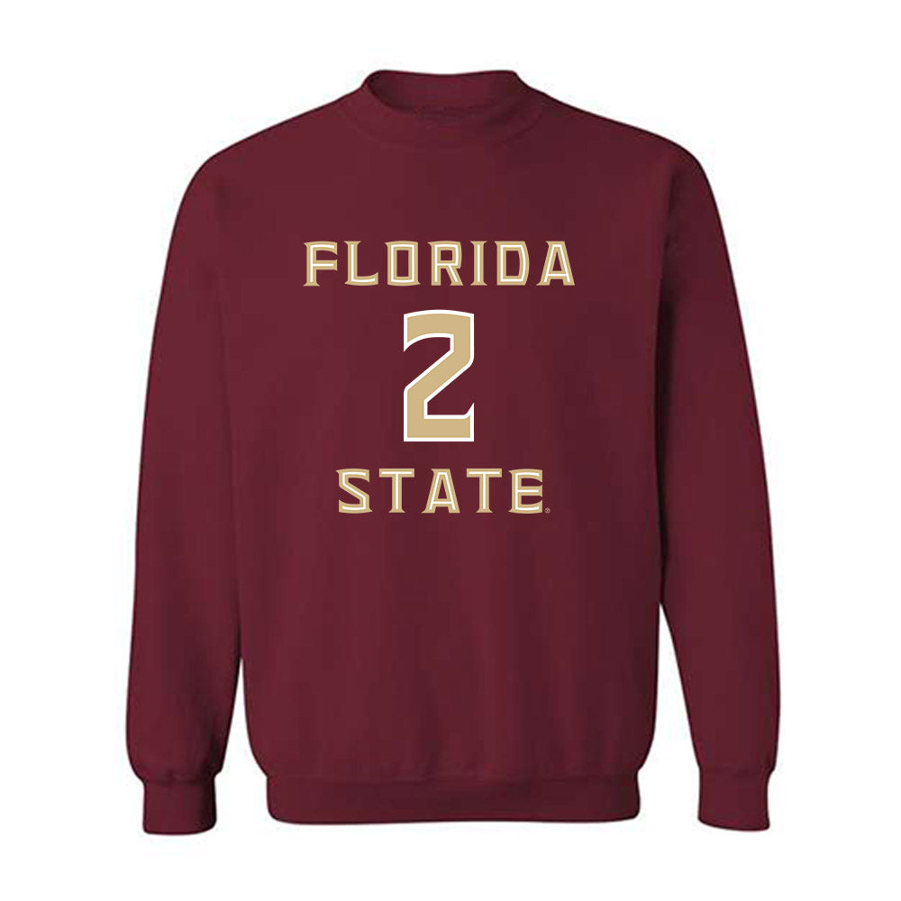 FSU - NCAA Softball : Addie DeLong - Replica Shersey Crewneck Sweatshirt