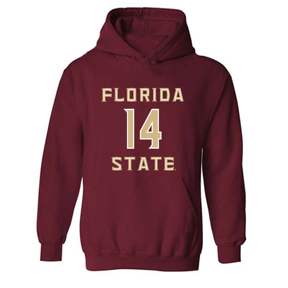 FSU - NCAA Football : Ashton Daniels - Replica Shersey Hooded Sweatshirt-0