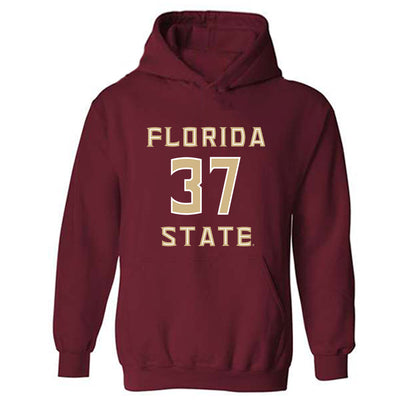 FSU - NCAA Football : Tre Bell III - Replica Shersey Hooded Sweatshirt-0