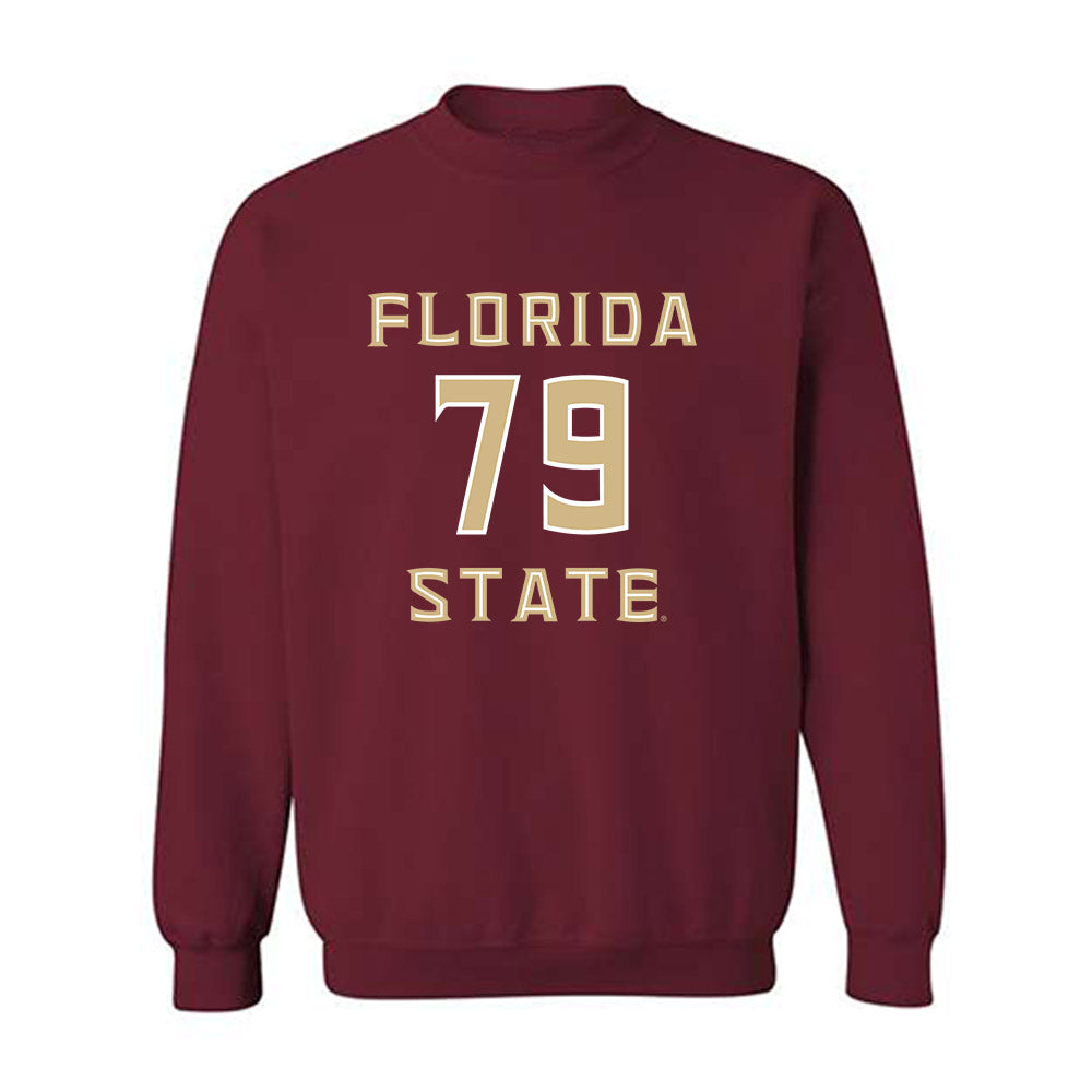 FSU - NCAA Football : Chimdia Nwaiwu - Replica Shersey Crewneck Sweatshirt-0