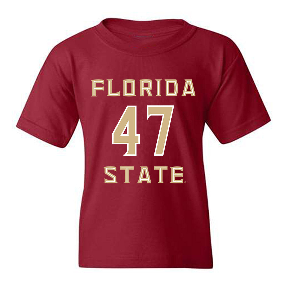 FSU - NCAA Football : Donny Hiebert - Replica Shersey Youth T-Shirt-0