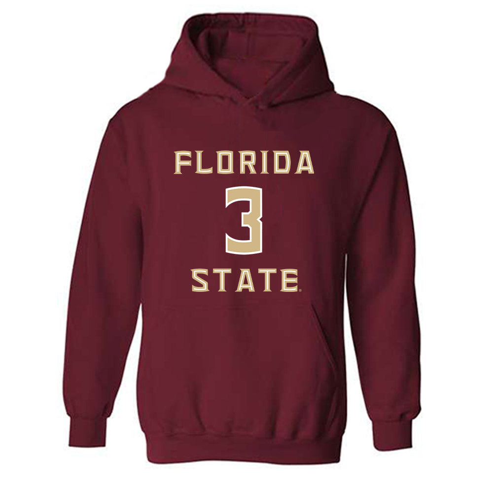 FSU - NCAA Football : Samuel Singleton Jr - Replica Shersey Hooded Sweatshirt-0
