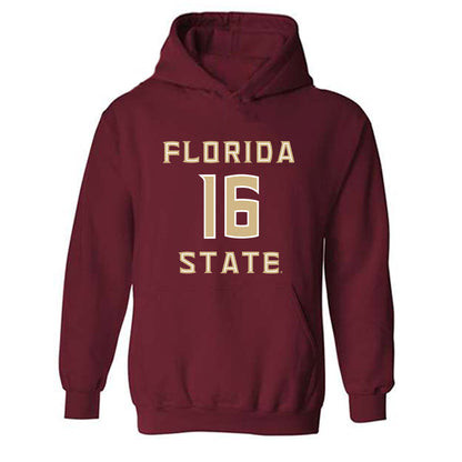 FSU - NCAA Football : Karson Hobbs - Replica Shersey Hooded Sweatshirt-0