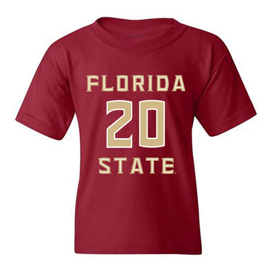 FSU - NCAA Baseball : Jace Estes - Replica Shersey Youth T-Shirt-0