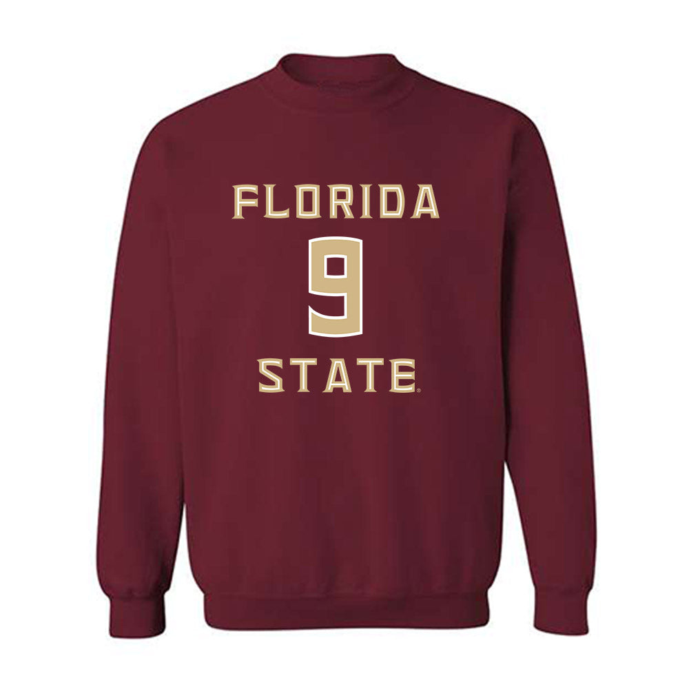 FSU - NCAA Baseball : John Stuetzer - Replica Shersey Crewneck Sweatshirt-0