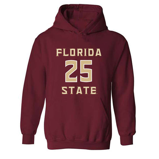 FSU - NCAA Women's Basketball : Ice Brady - Replica Shersey Hooded Sweatshirt-0