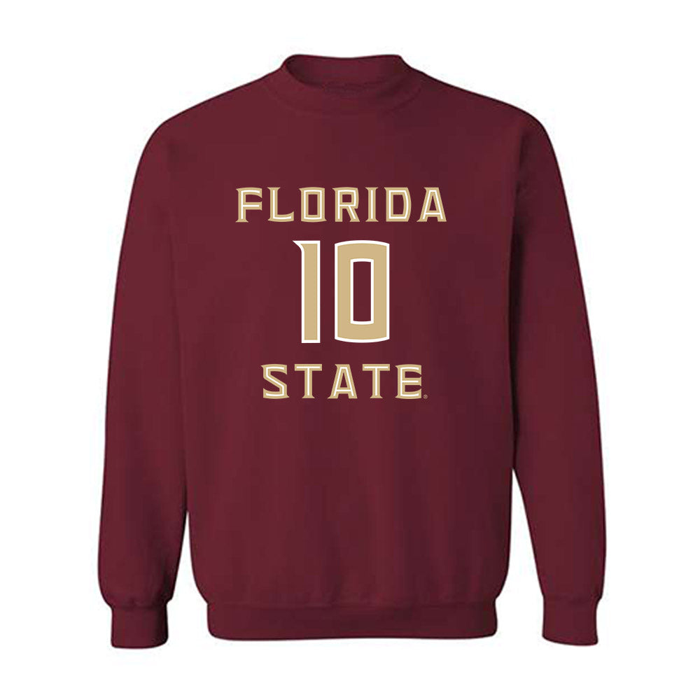 FSU - NCAA Women's Basketball : Agata Makurat - Replica Shersey Crewneck Sweatshirt-0